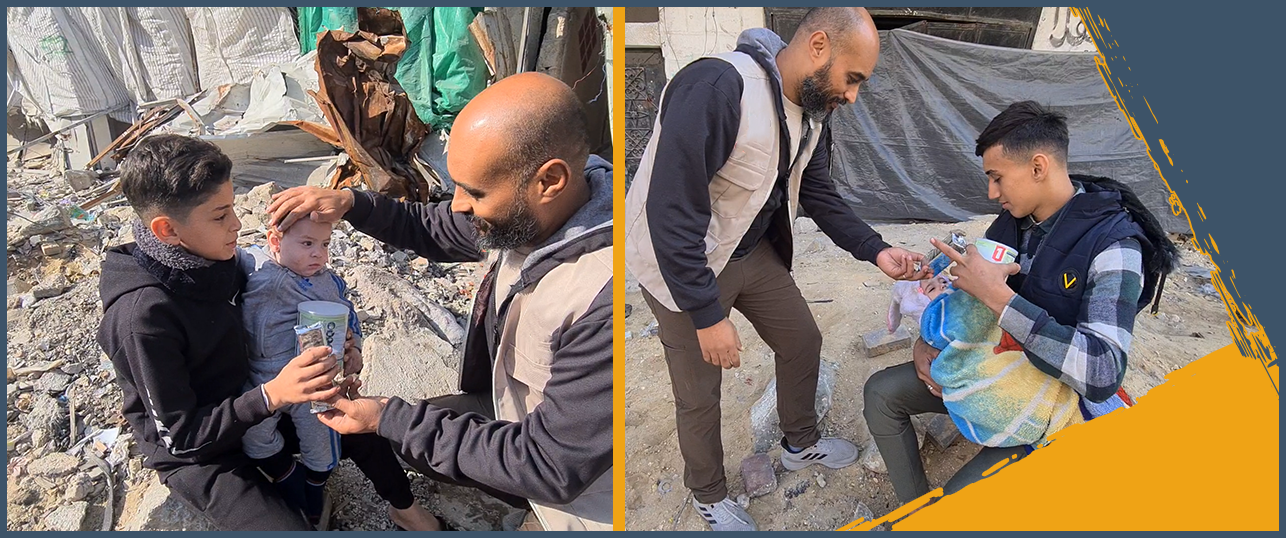 "ليث".. كل علبة حليب خطوة جديدة نحو إنقاذ حياة أطفال غزة