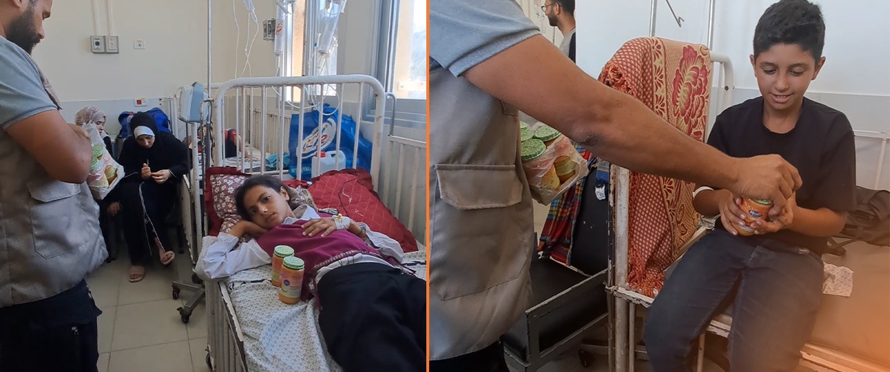 تم توزيع المكملات الغذائية 